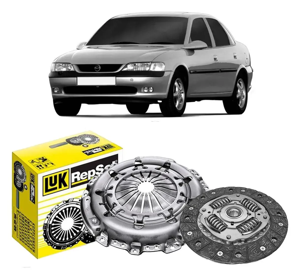 KIT EMBREAGEM VECTRA 2.0 8V 16V 1997 A 2005 SEM ROLAMENTO - 4PKWSD4W